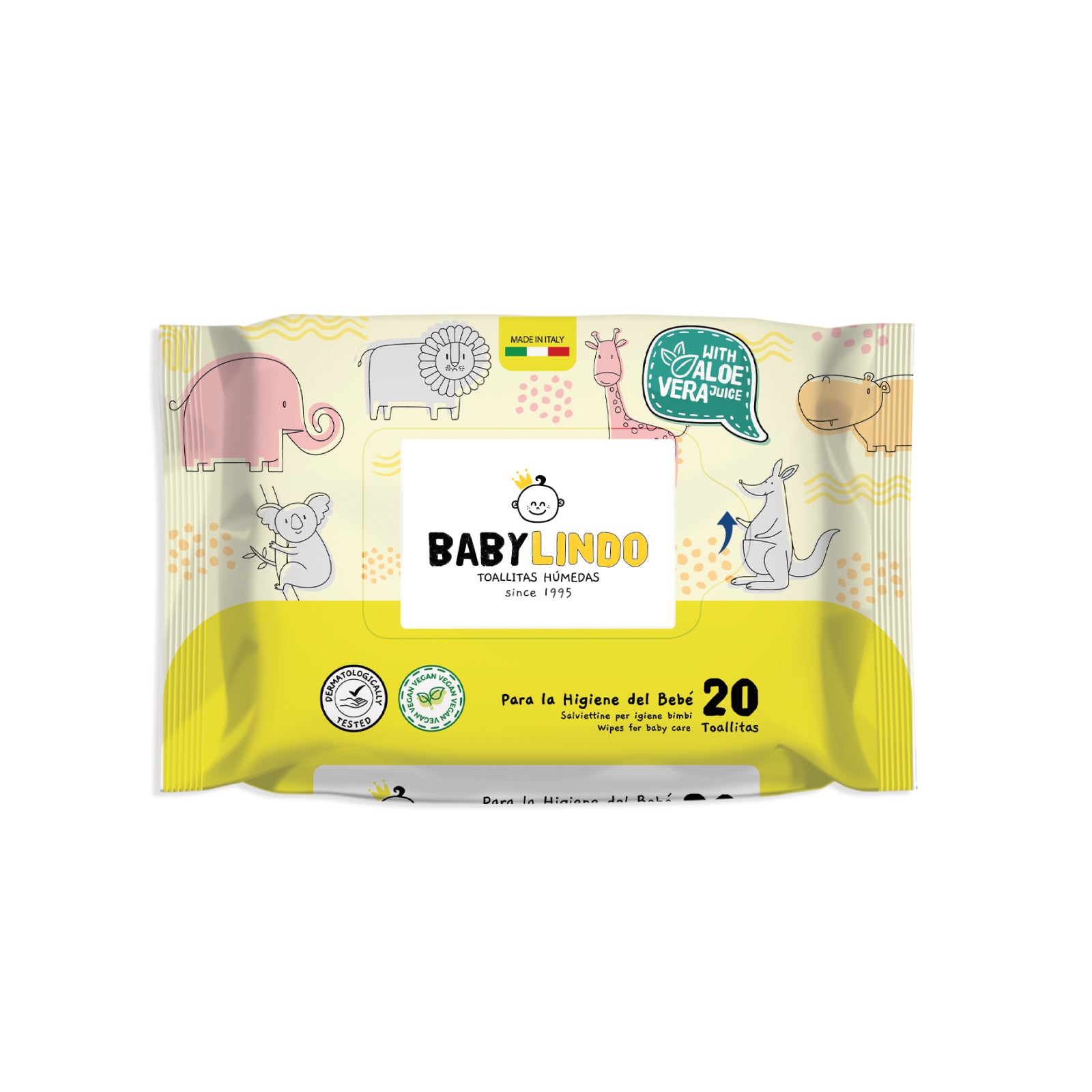 Baby Lindo Toallitas Infantiles 20 Toallitas